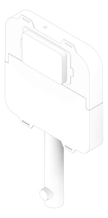 3D Documentation Image of Cistern InWall Enware Slim
