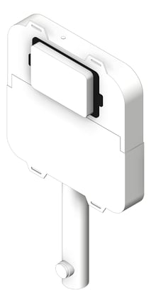 3D Shaded Image of Cistern InWall Enware Slim