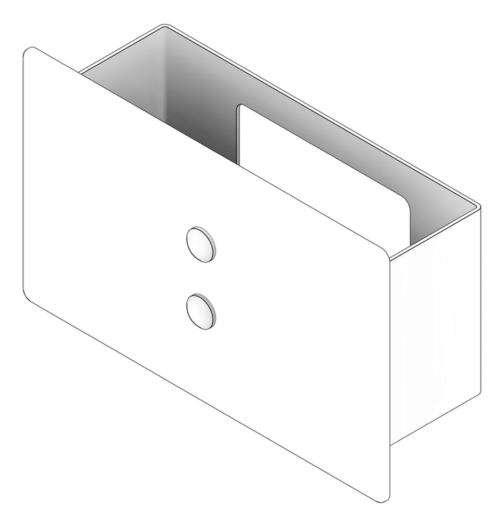 3D Documentation Image of FlushPlate Wall Enware OnOffDemand Sensor