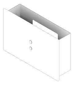 3D Documentation Image of FlushPlate Wall Enware Sensor Urinal