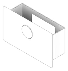 3D Documentation Image of FlushPlate Wall Enware Single DuctAccess