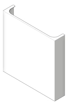 3D Shaded Image of Cabinet Wall Enware Aquablend Exposed