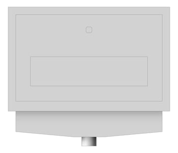 Front Image of Cabinet Wall Watts Backflow Recess