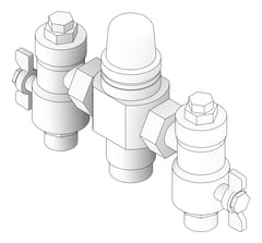 3D Documentation Image of MixerTap Wall Enware Aquablend TMV Emergency