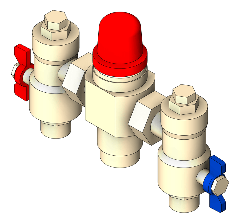 Image of MixerTap Wall Enware Aquablend TMV Emergency