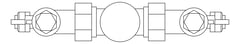 Plan Image of MixerTap Wall Enware Aquablend TMV LeadFree