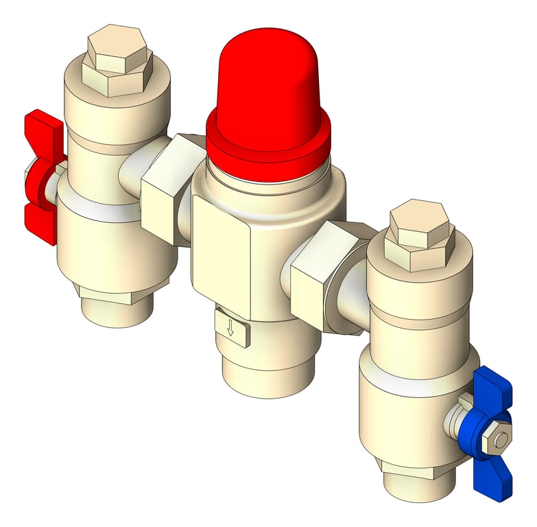 MixerTap Wall Enware Aquablend TMV Megamix