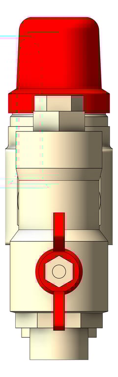 Left Image of Tap Wall Enware Aquablend Megamix