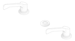 3D Documentation Image of MixerTap Basin Enware Leva