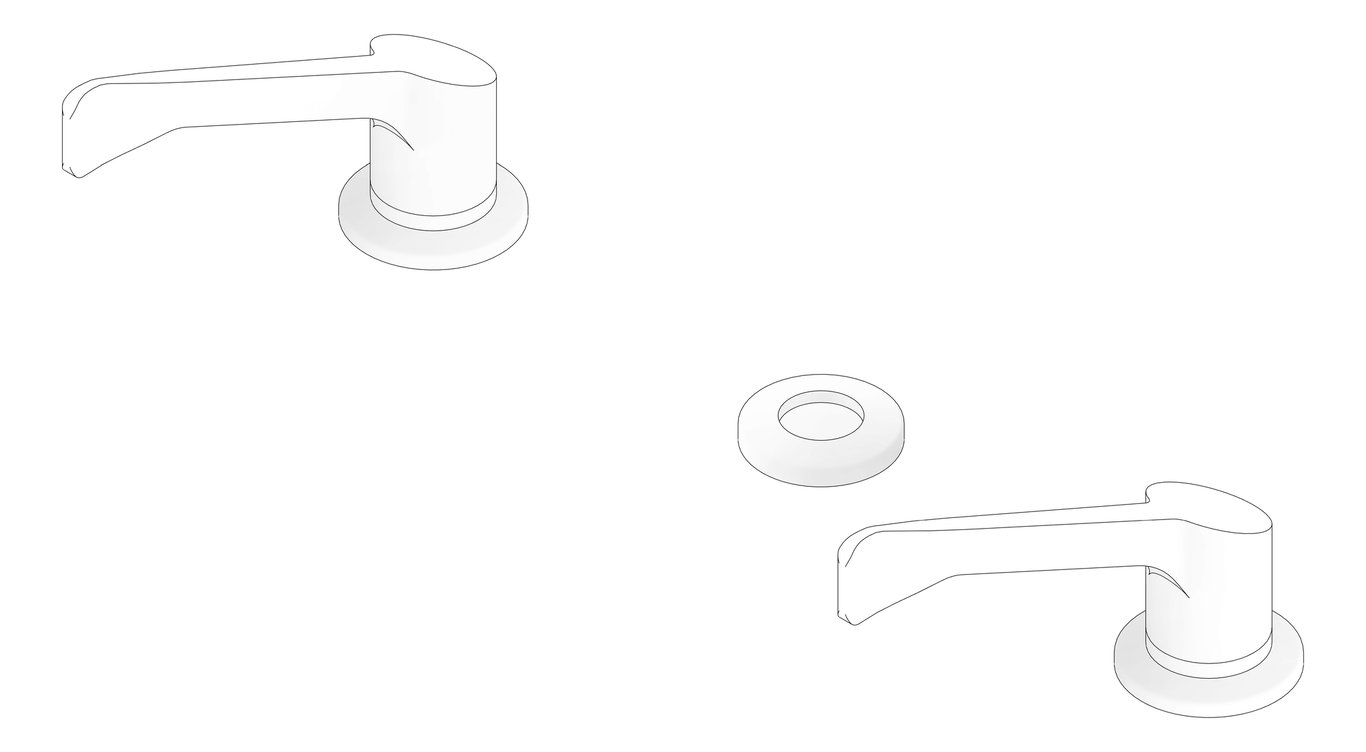 3D Documentation Image of MixerTap Basin Enware Leva