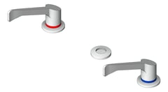 3D Shaded Image of MixerTap Basin Enware Leva