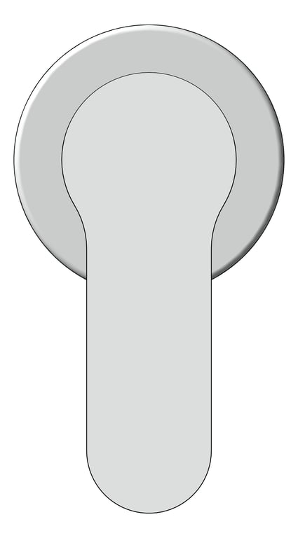 Front Image of MixerTap Shower Enware Amara