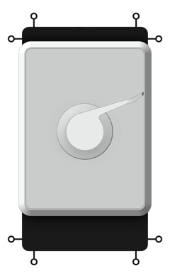 Front Image of MixerTap Shower Enware Aquablend Wall