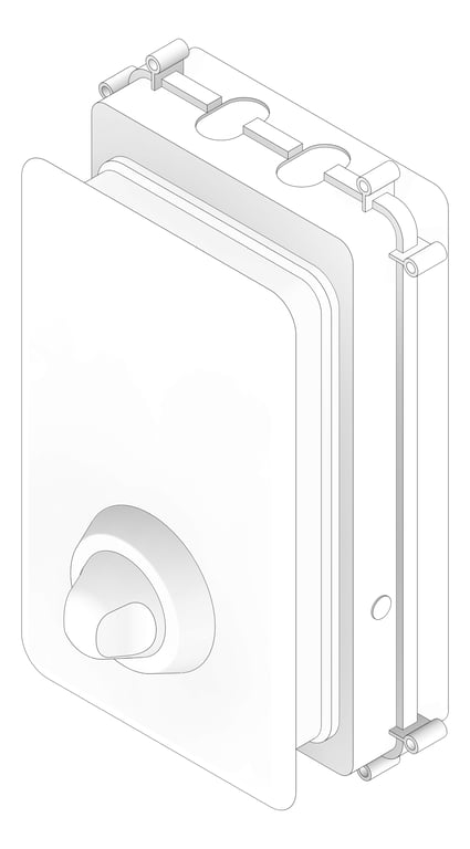 3D Documentation Image of MixerTap Wall Enware AquaHealth