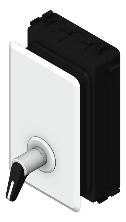 3D Shaded Image of MixerTap Wall Enware Aquablend Health
