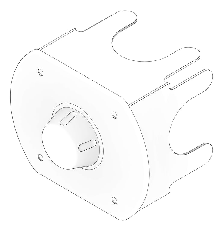 3D Documentation Image of MixerTap Wall Enware CustodianRestore ControlPanel