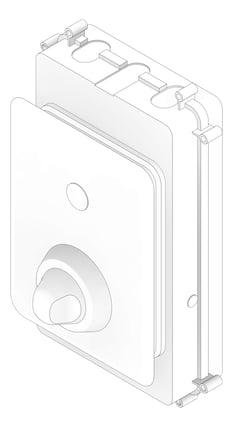 3D Documentation Image of MixerTap Wall Enware PiezoTime