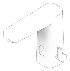 3D Documentation Image of Mixer Basin Enware OrasElectra Sensor MetalFree BatteryOperated