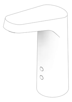 3D Documentation Image of Mixer Basin Enware Purus Sensor HandsFree