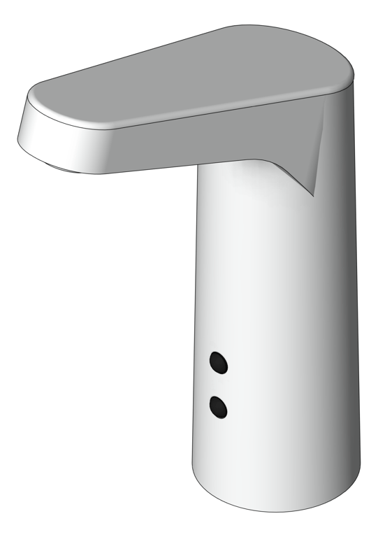 Image of Mixer Basin Enware Purus Sensor HandsFree