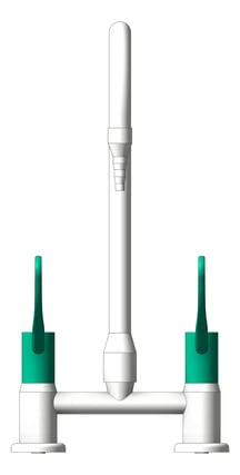 Front Image of Mixer Bench Enware Slimline Laboratory Gooseneck Lever