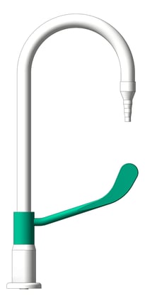 Left Image of Mixer Bench Enware Slimline Laboratory Gooseneck Lever