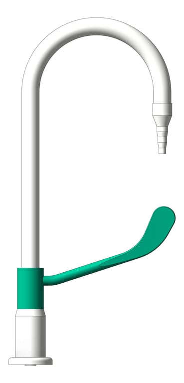 Left Image of Mixer Bench Enware Slimline Laboratory Gooseneck Lever