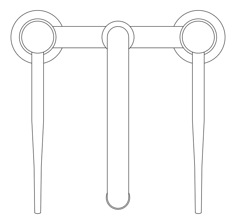 Plan Image of Mixer Bench Enware Slimline Laboratory Gooseneck Lever