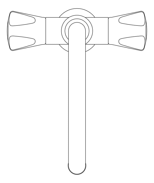 Plan Image of Mixer Bench Enware Slimline Laboratory Gooseneck