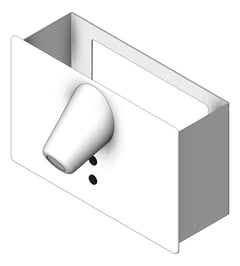 3D Shaded Image of Outlet Wall Enware Custodian Sensor