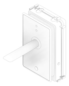 3D Documentation Image of Spout Wall Enware Aquablend BatteryOperated