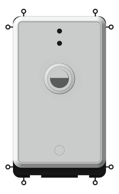 Front Image of Spout Wall Enware Aquablend MainsOperated