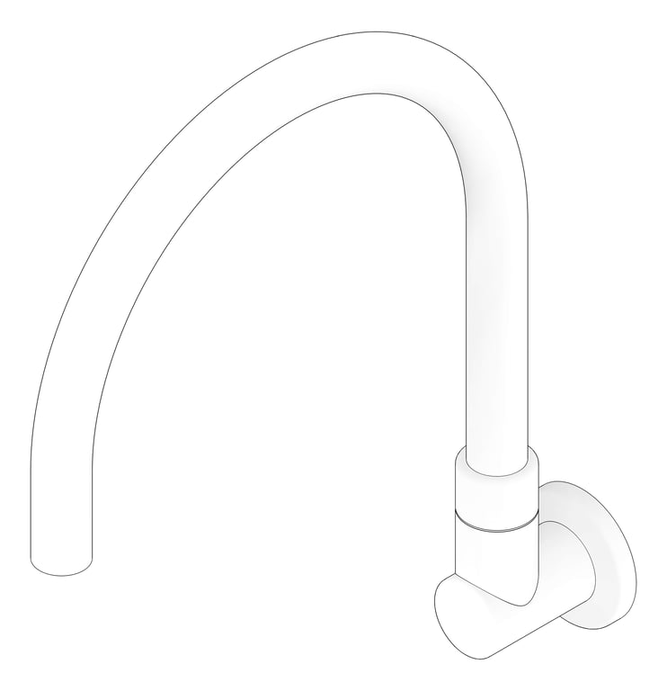 3D Documentation Image of Spout Wall Enware Cache Curved