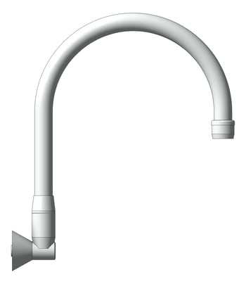 Left Image of Spout Wall Enware Classic Curved