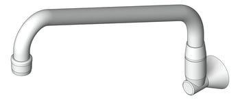 3D Shaded Image of Spout Wall Enware Classic Sink