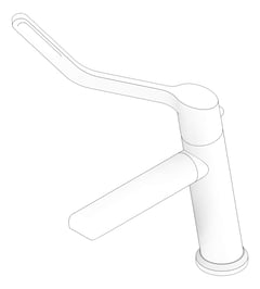 3D Documentation Image of TapSet Basin Enware Leva Sequential ExtendedLever