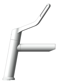 Left Image of TapSet Basin Enware Leva Sequential ExtendedLever