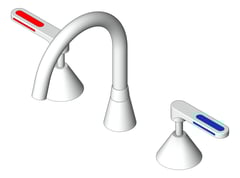 3D Shaded Image of TapSet Basin Enware WellbeingLivia