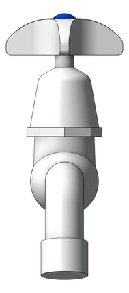 Front Image of TapSet Bib Enware SelfClosing CamAction