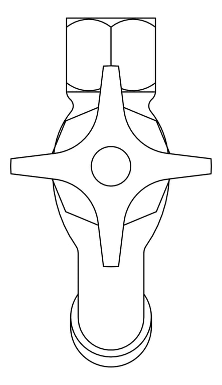 Plan Image of TapSet Bib Enware SelfClosing CamAction