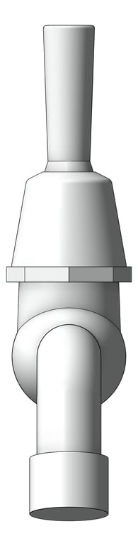 Front Image of TapSet Bib Enware SelfClosing LeverAction