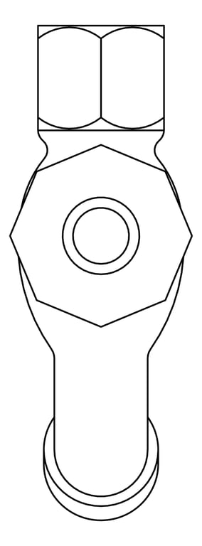 Plan Image of TapSet Bib Enware SelfClosing LeverAction