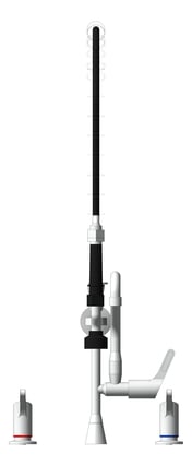 Front Image of TapSet Hob Enware PreRinseUnit PotFiller ConcealedMixer