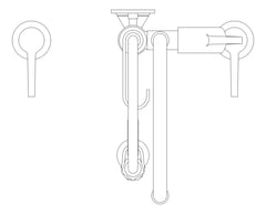 Plan Image of TapSet Hob Enware PreRinseUnit PotFiller ConcealedMixer