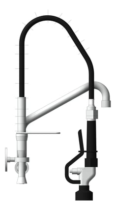 Left Image of TapSet Hob Enware PreRinseUnit PotFiller Short