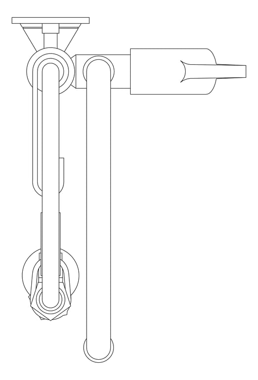 Plan Image of TapSet Hob Enware PreRinseUnit PotFiller Short