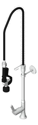 3D Shaded Image of TapSet Hob Enware PreRinseUnit SinglePreMix