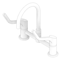 3D Documentation Image of TapSet Hob Enware WellbeingLeva Curved