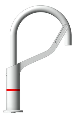 Left Image of TapSet Hob Enware WellbeingLeva Curved JumperValve