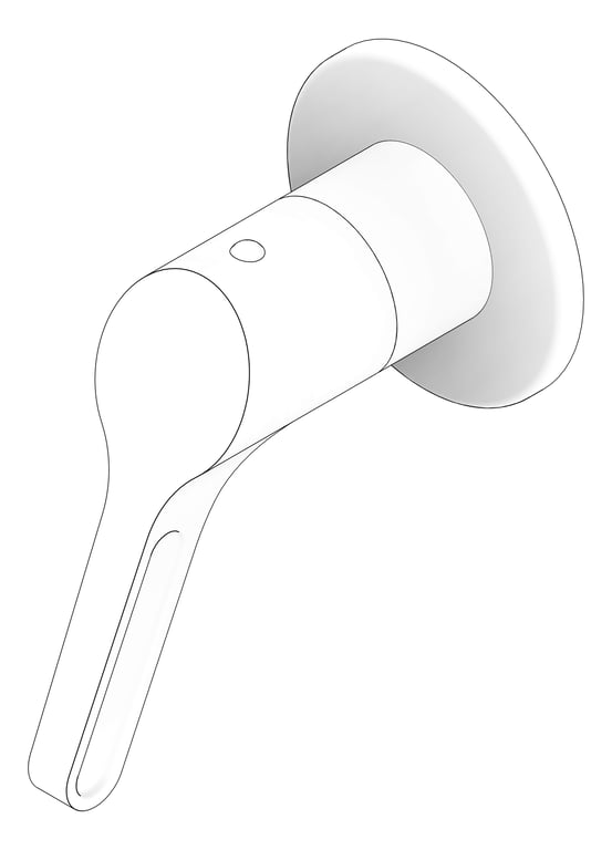 3D Documentation Image of TapSet Shower Enware Leva Sequential